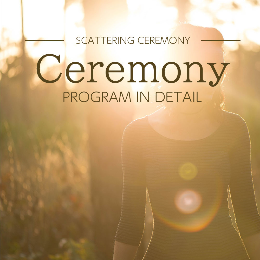 Scattering ceremony program in detail