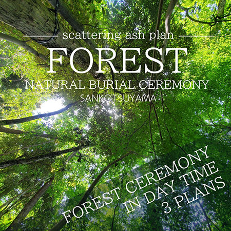 Day time natural burial ceremony