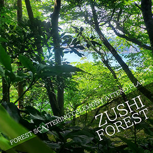 FOREST SCATTERING CELEMONY ATTEND PLAN Scattering in the forest of Zushi!