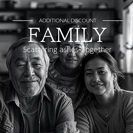 Family Additional Discount for scatting ash