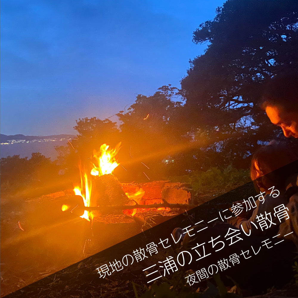 三浦の山林散骨＿立ち合い散骨プラン